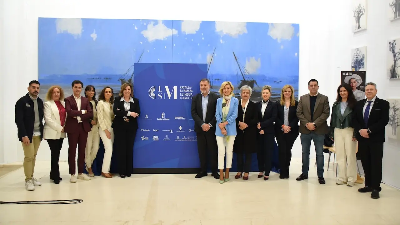 La consejera de Economía, Empresas y Empleo, Patricia Franco, ha participado en la presentación del evento ‘Castilla-La Mancha Es Moda’, que se ha celebrado en la Fundación Antonio Pérez de Cuenca