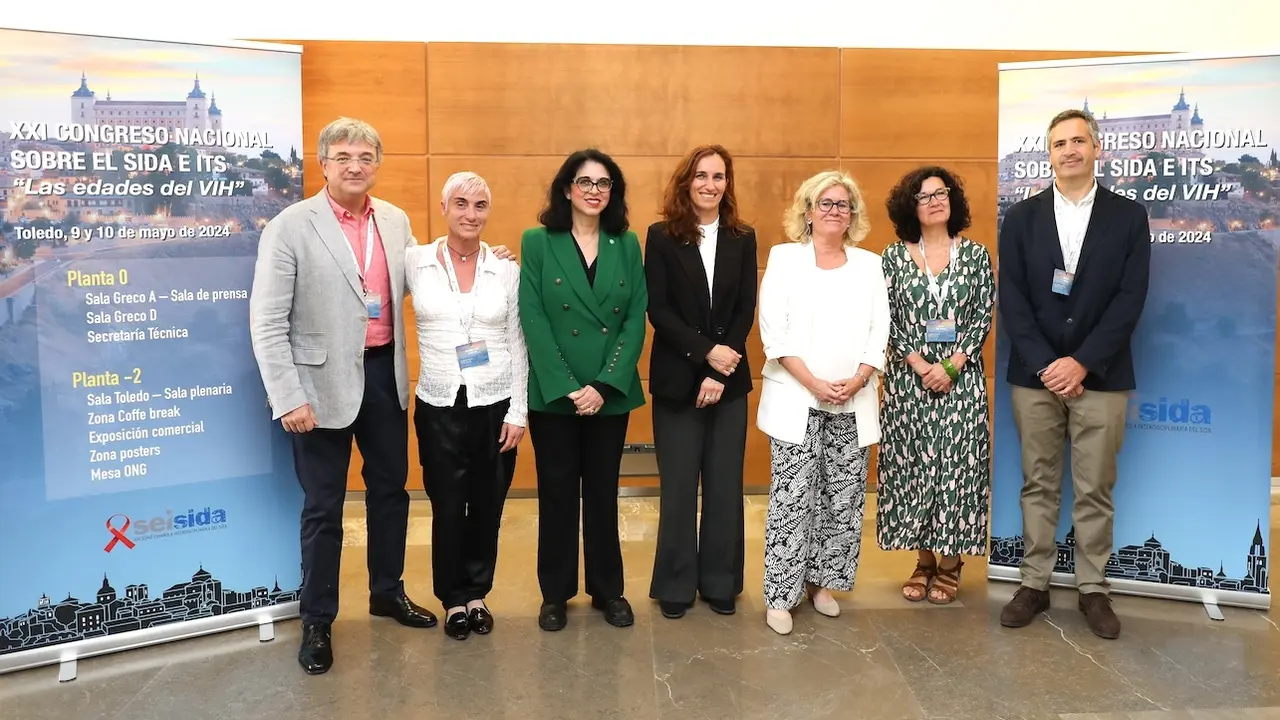 La ministra de Sanidad, Mónica García, participa en e XXI Congreso Nacional sobre Sida e ITS de la Sociedad Española Interdisciplinaria del Sida y la Fundación Seisida en Toledo