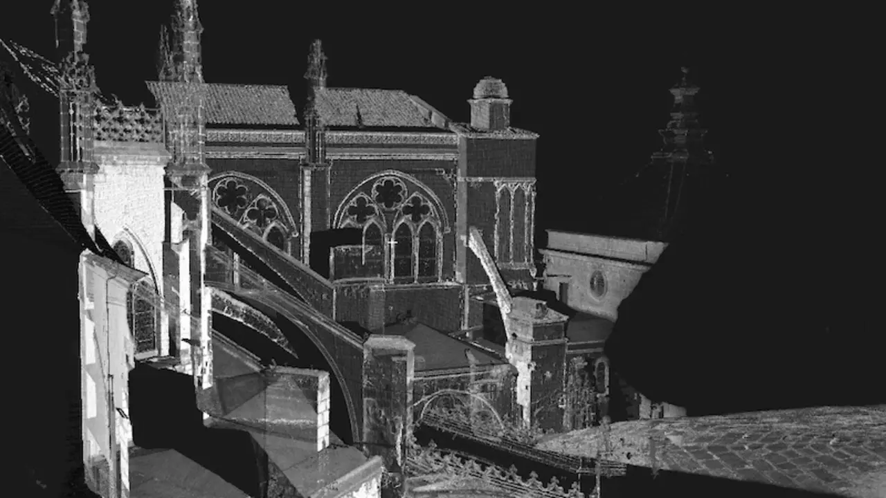 Comienzan los trabajos de escaneo 3D de la catedral de Toledo, que durarán semanas