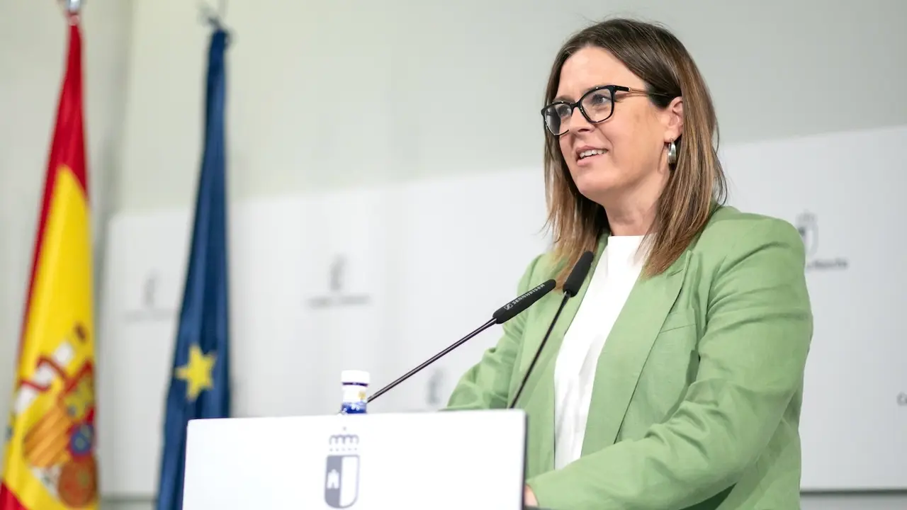 La consejera portavoz del Gobierno de Castilla-La Mancha, Esther Padilla, ha informado en rueda de prensa de los asuntos del Consejo de Gobierno