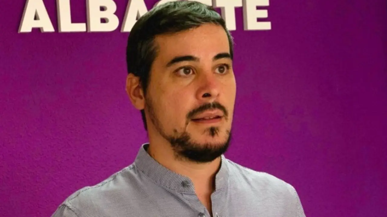 El coordinador autonómico de Podemos en Castilla-La Mancha, José Luis García Gascón