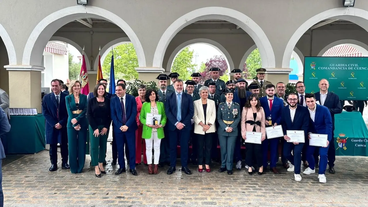 Los homenajes en Cuenca y Albacete a la Guardia Civil por su 180 aniversario ensalzan su compromiso con la ciudadanía