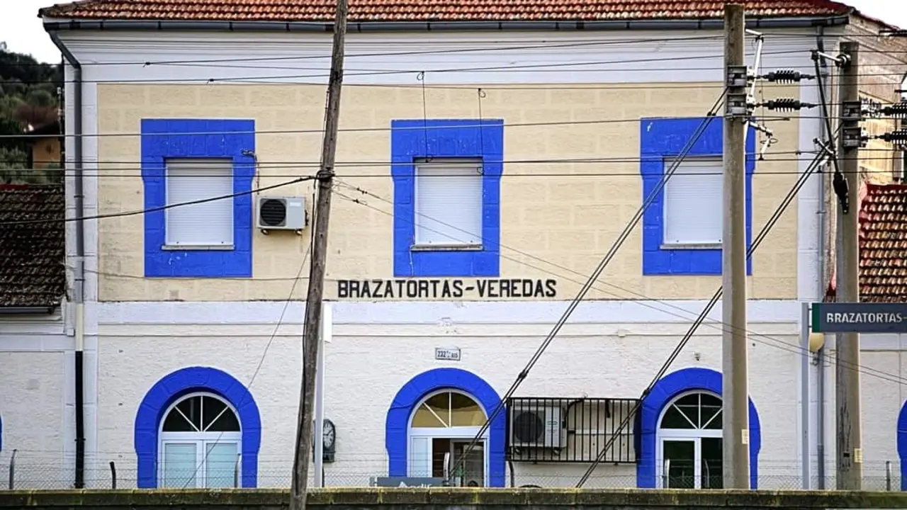 En la imagen de archivo la estación de tren de Brazatortas-Veredas en la provincia de Ciudad Real