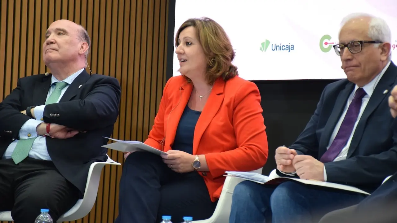 La consejera de Economía, Empresas y Empleo de Castilla-La Mancha Patricia Franco, ha participado en el X Fórum ‘Castilla-La Mancha, de cerca’ en Albacete
