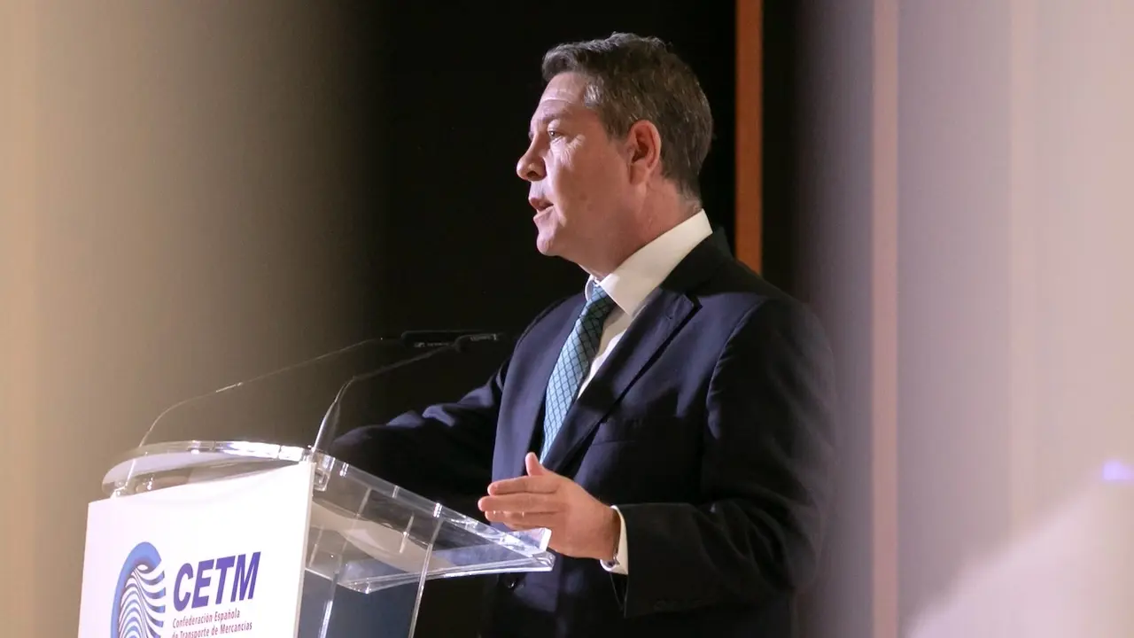 El presidente de Castilla-La Mancha, Emiliano García-Page, ha asistido al 19º Congreso Nacional de Empresarios del Transporte de Mercancías que se celebra en Ciudad Real