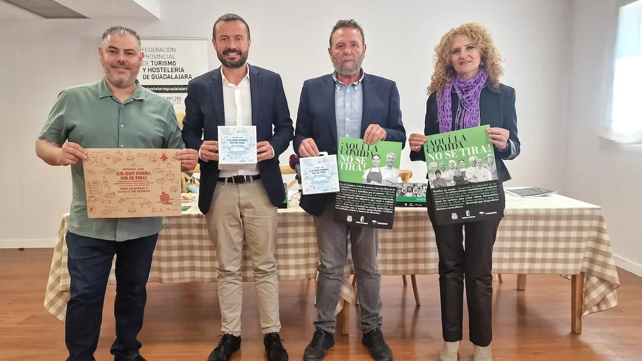 La campaña ‘Aquí la comida no se tira’ del Gobierno regional vuelve a los establecimientos hosteleros para luchar contra el desperdicio alimentario