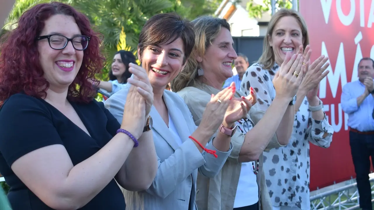 La candidata socialista a las elecciones europeas, vicepresidenta tercera y ministra para la Transición Ecológica y el Reto Demográfico, Teresa Ribera, ha participado en un mitin en Ciudad Real