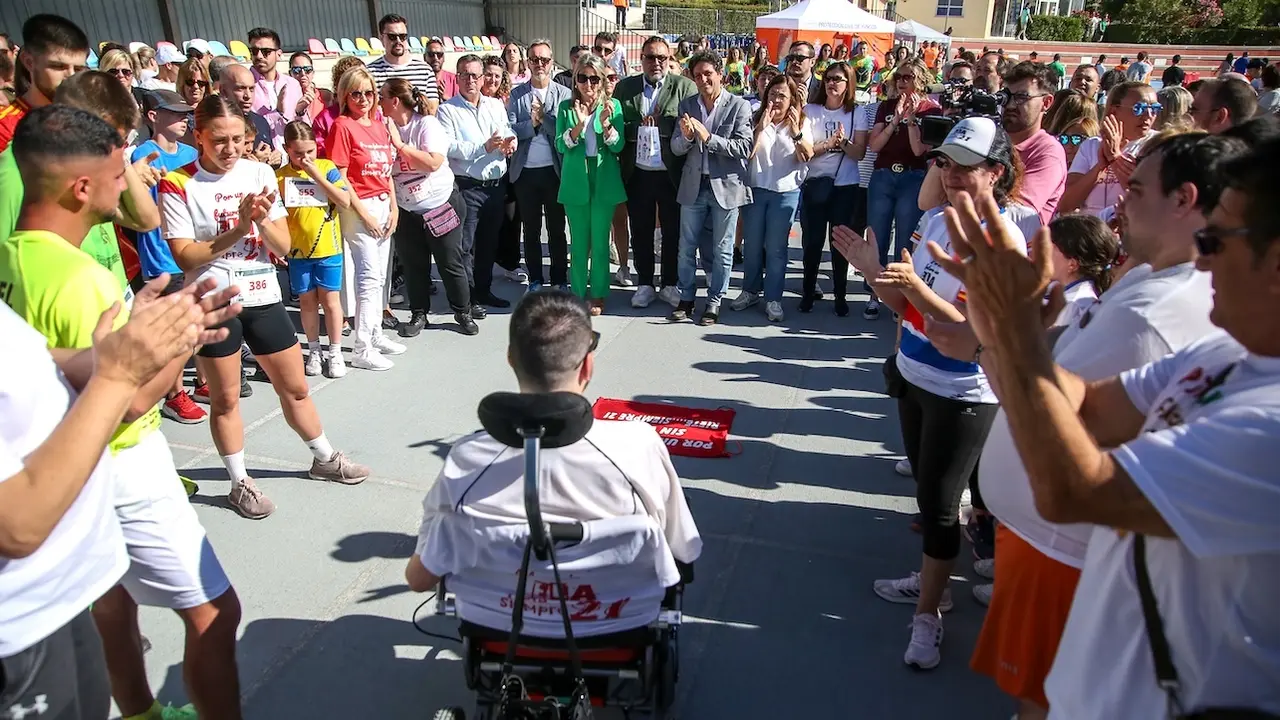V Reto Solidario 'Por un futuro sin ELA' que se ha celebrado este domingo en Yuncos (Toledo) organizado por la Asociación Adelante C-LM y el Ayuntamiento de la localidad
