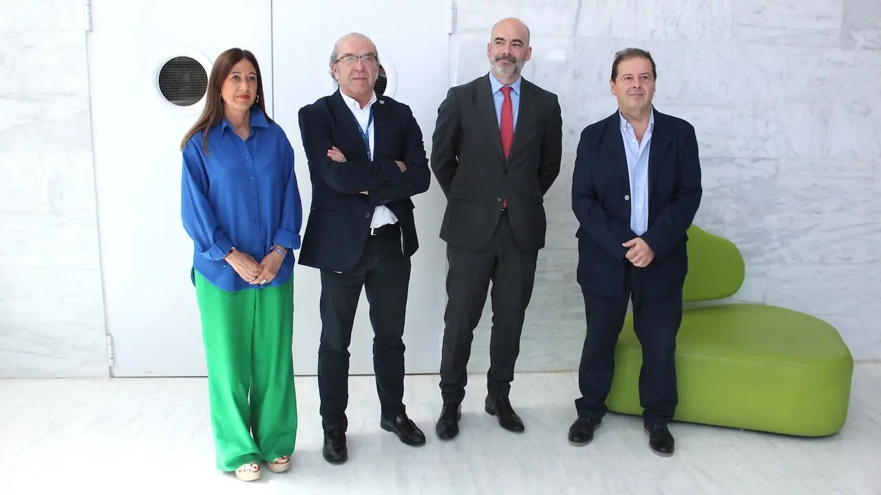 Los directores generales de Asistencia Sanitaria, Ibrahim Hernández, y de Recursos Humanos y Transformación, Íñigo Cortázar, han mantenido una reunión de coordinación con el equipo directivo de la Gerencia de Atención Integrada de Almansa