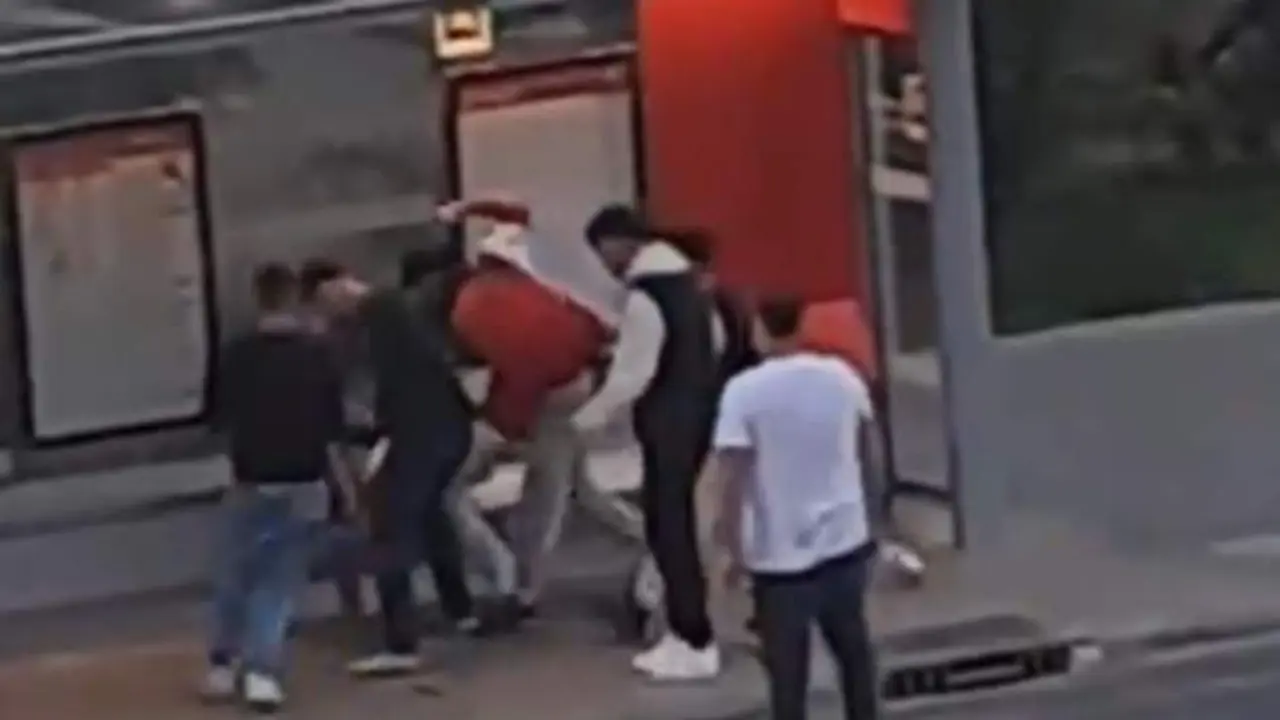 VIDEO. Apalean a un joven y lo abandonan herido grave en una parada de autobús