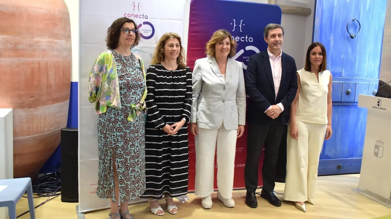 La consejera de Economía, Empresas y Empleo, Patricia Franco, ha participado en la presentación de la octava edición de Conecta Fiction &amp; Entertainment en Madrid