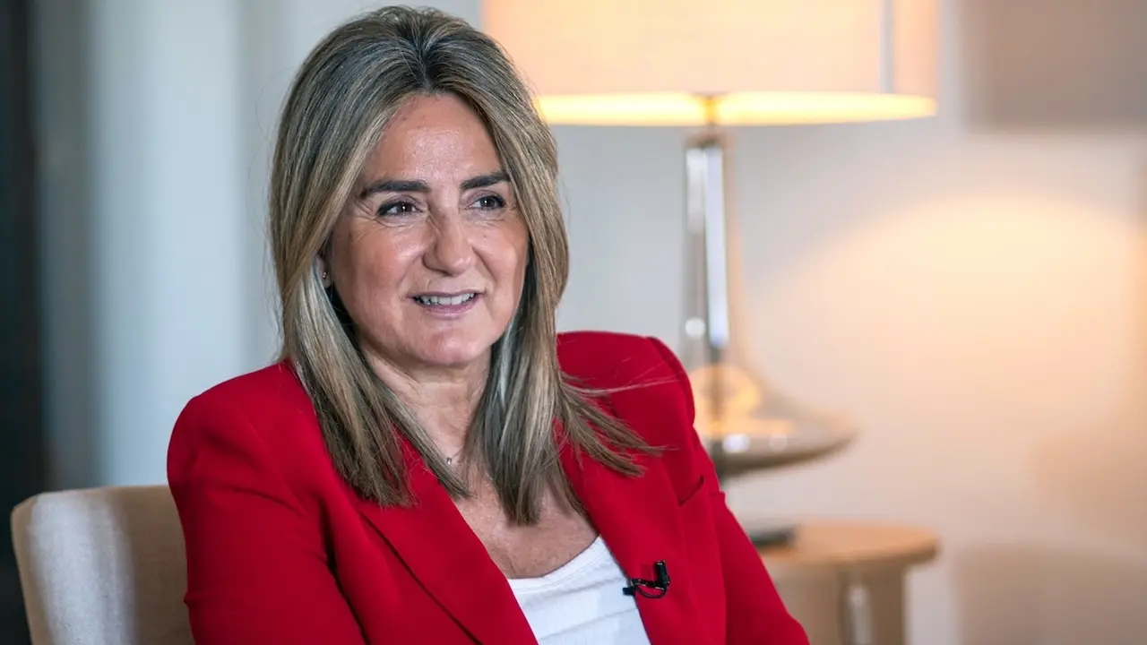 La delegada del Gobierno en Castilla-La Mancha, Milagros Tolón, en un momento de la entrevista - EP/Juan Moreno