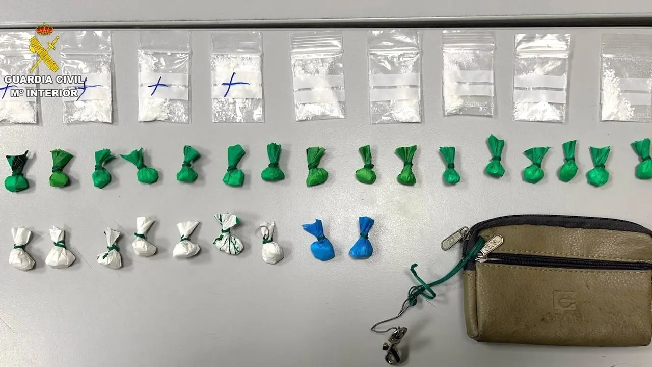 Detenido en Sigüenza (Guadalajara) al ser sorprendido con 28 gramos de cocaína en su vehículo