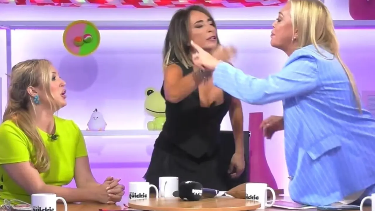 A Marta Riesco y Belén Esteban se les va de las manos y les tienen que separar en directo
