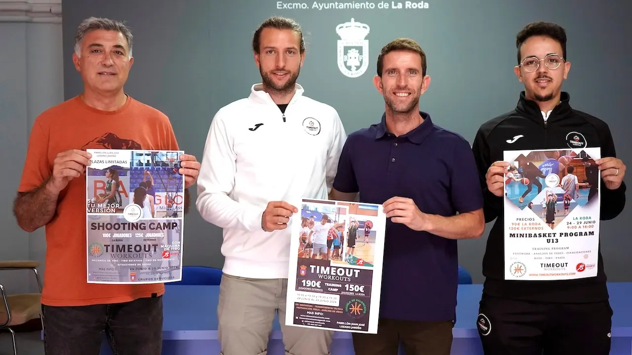 La Roda alberga el campus ‘Timout workouts’ de baloncesto del 24 al 29 de junio