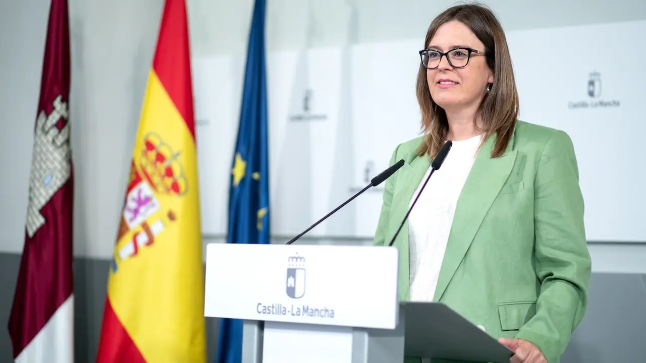 La consejera Portavoz del Gobierno de Castilla-La Mancha, Esther Padilla, ha informado en rueda de prensa de los asuntos del Consejo de Gobierno