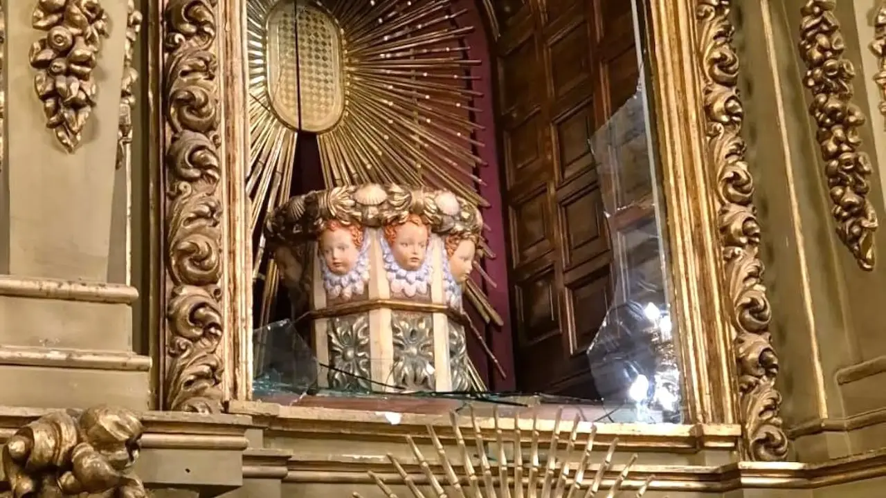 Roban la imagen de la patrona de Santa Cruz de Mudela (Ciudad Real), la Virgen de las Virtudes