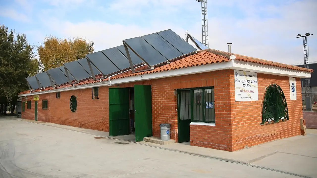 En la imagen de archivo el ampo de fútbol del Polígono de Toledo