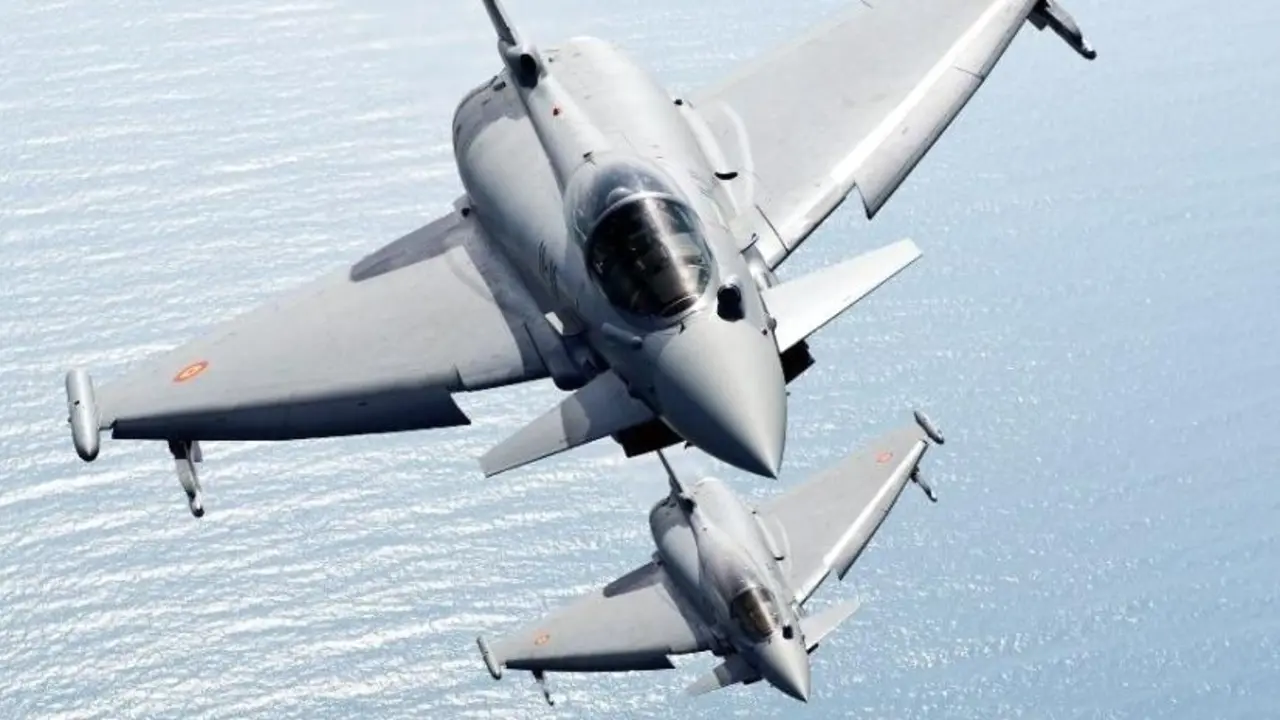 Dos aviones Eurofighter españoles - EdA