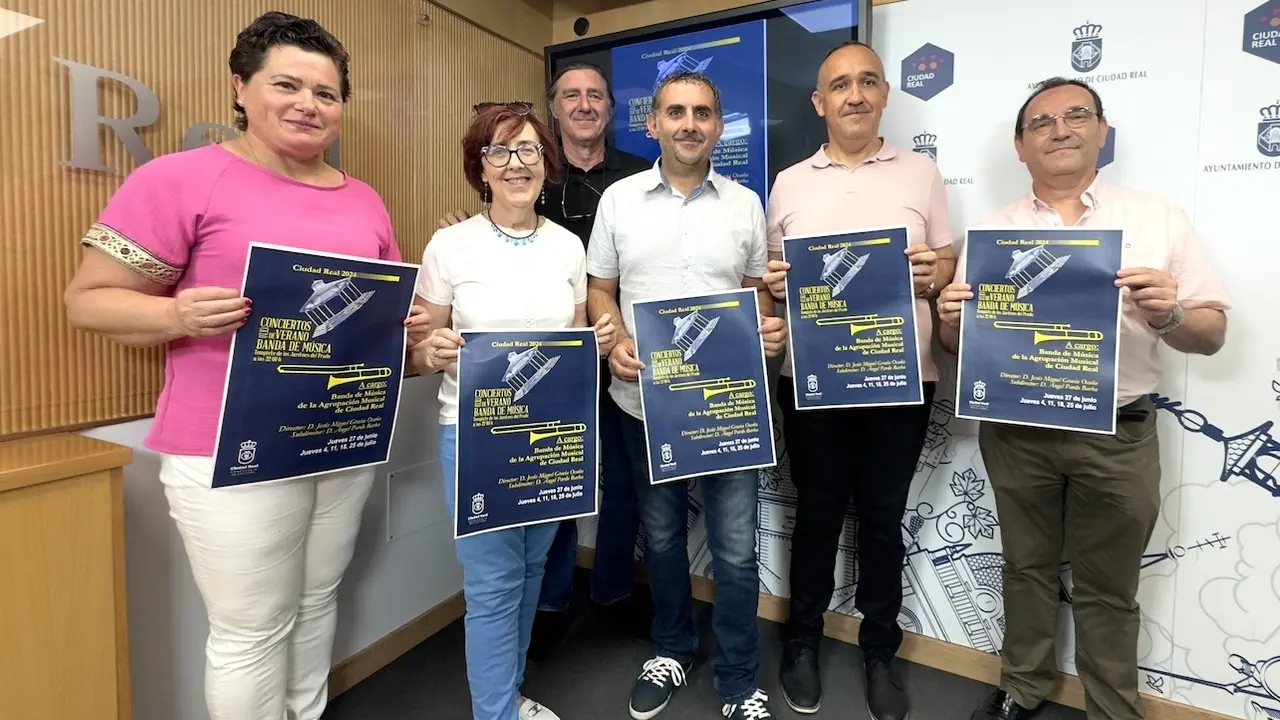 La Banda de Música de Ciudad Real actuará cinco noches en el Templete del Prado