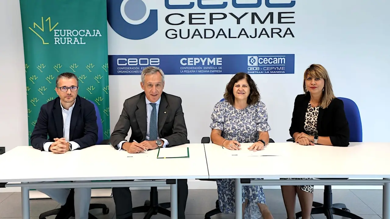 Eurocaja Rural y CEOE-Cepyme reafirman su compromiso con el tejido productivo alcarreño