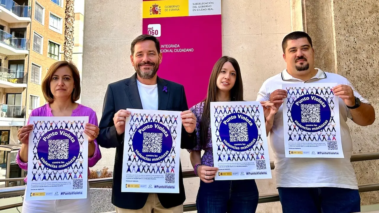 La Subdelegación del Gobierno en Ciudad Real incorpora un Punto Violeta