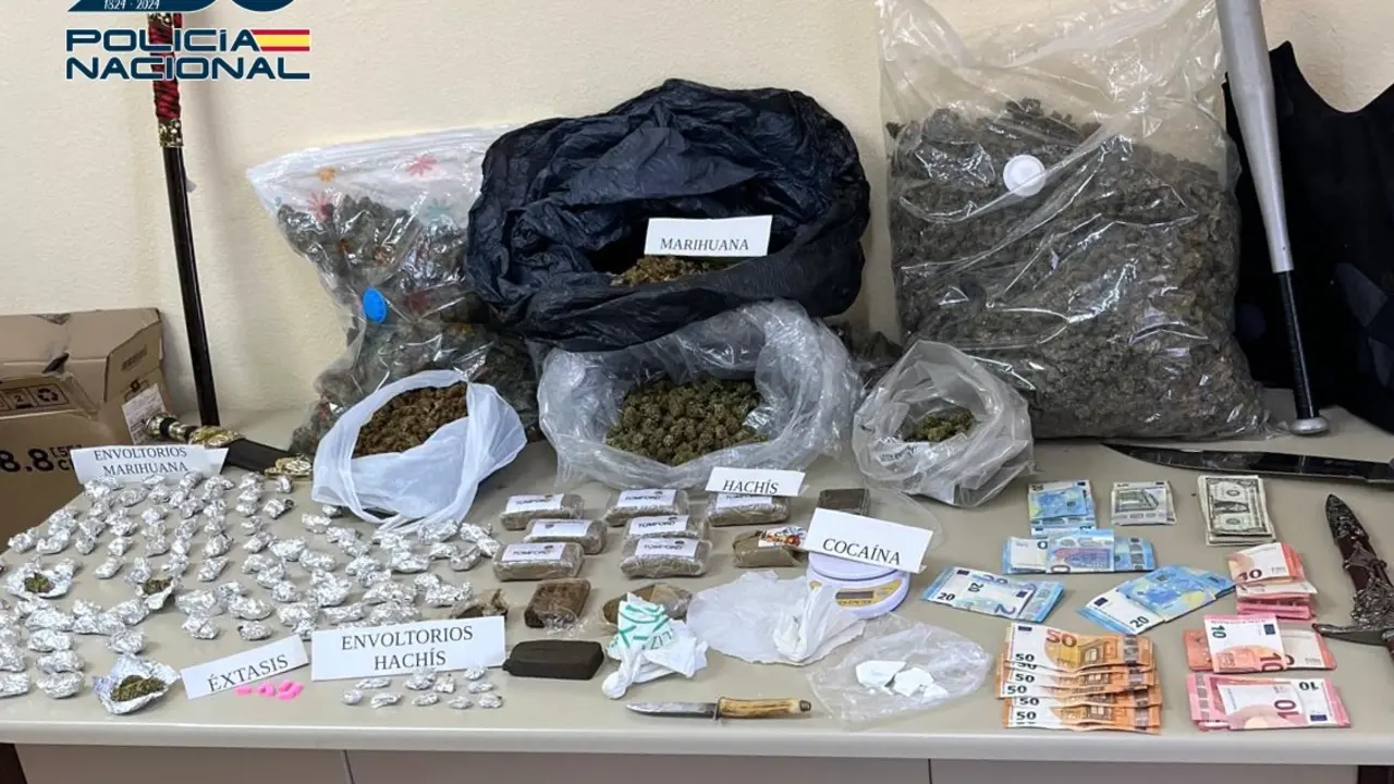 Desmantelan un narcopiso en Toledo en el que se traficaba con cocaína, hachís y marihuana