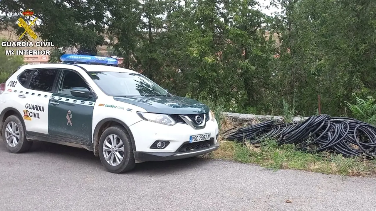 Otros tres detenidos por robo de cable de cobre en la provincia de Guadalajara