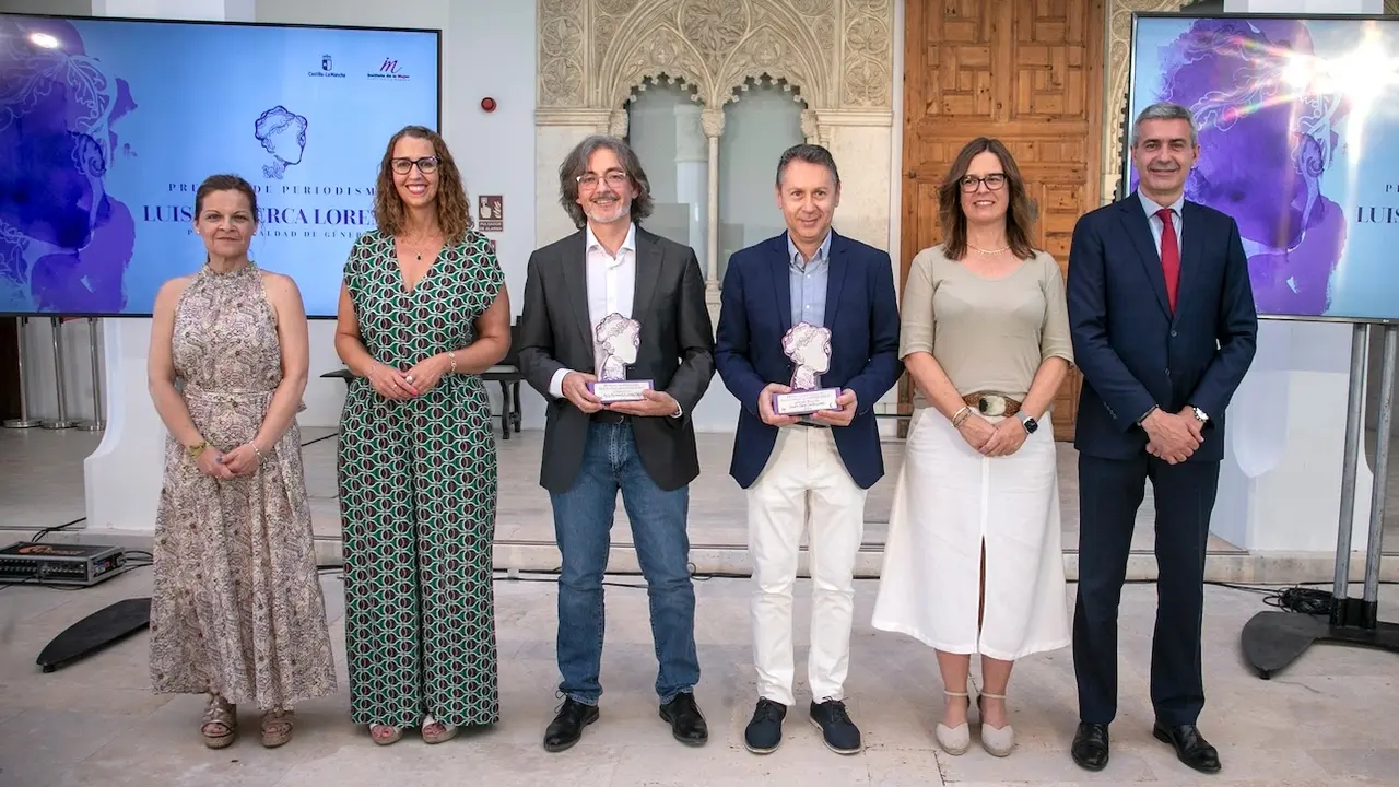 Román Escudero y Julián Cano reciben los IV Premios Periodísticos ‘Luisa Alberca Lorente’