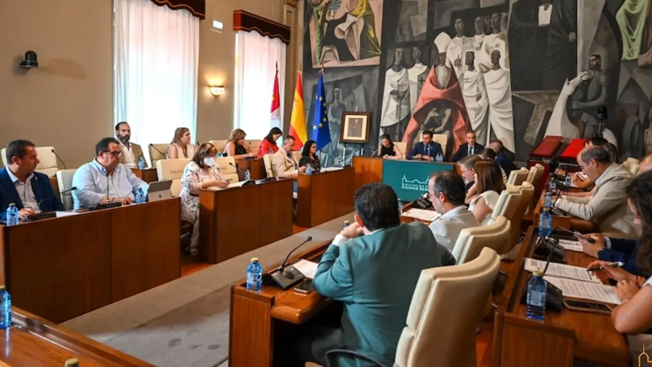 En la imagen un instante del Pleno de la Diputación de Ciudad Real celebrado este viernes en el Palacio Provincial