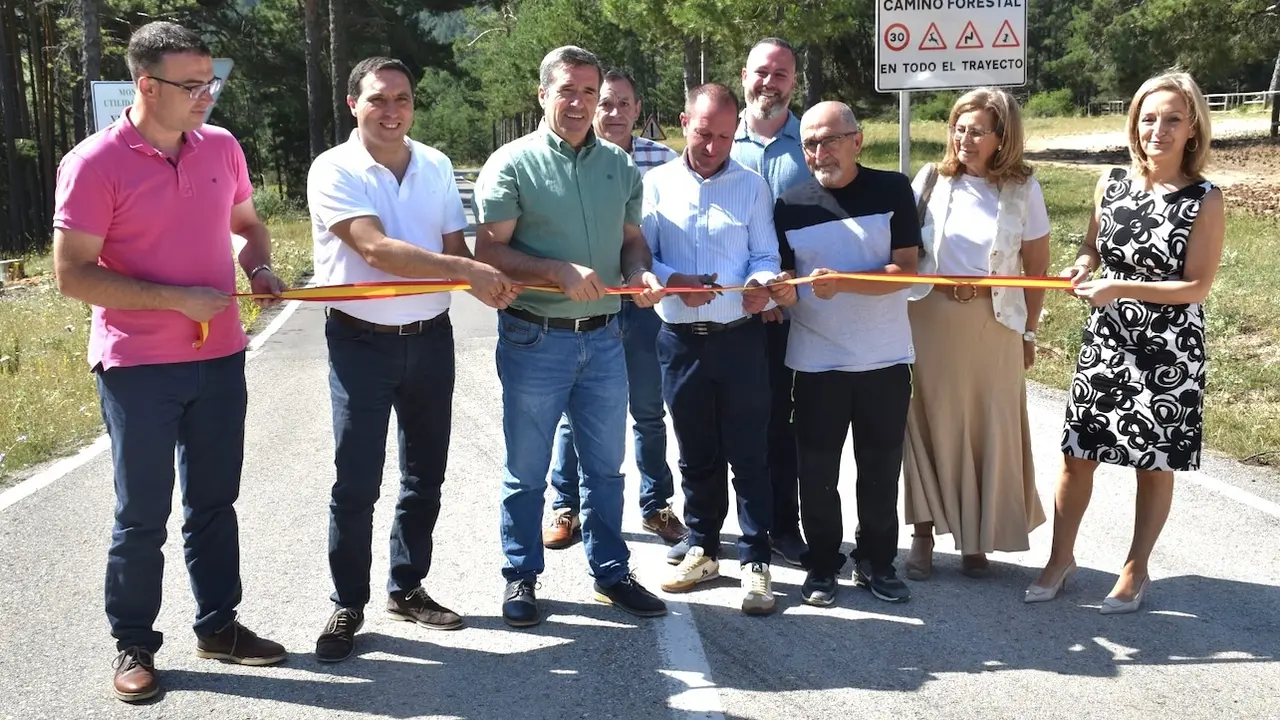 La Diputación ha inaugurado las mejoras del camino forestal de Poyatos-Las Majadas-Vega del Codorno con una inversión de más de 2 millones y actuación en más de 40 kilómetros