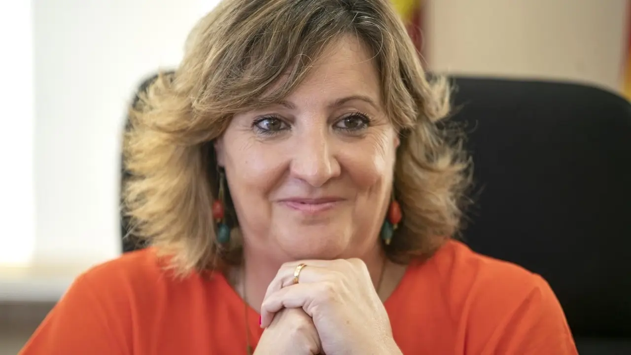 La consejera de Economía, Empresas y Empleo de Castilla-La Mancha, Patricia Franco, en un momento de la entrevista - EP/Eusebio García del Castillo