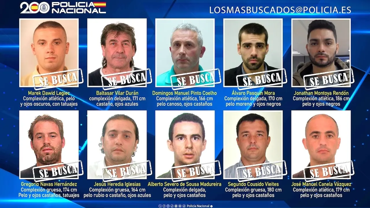 La Policía busca en España a diez fugitivos, uno de ellos por un asesinato en Talavera de la Reina (Toledo)