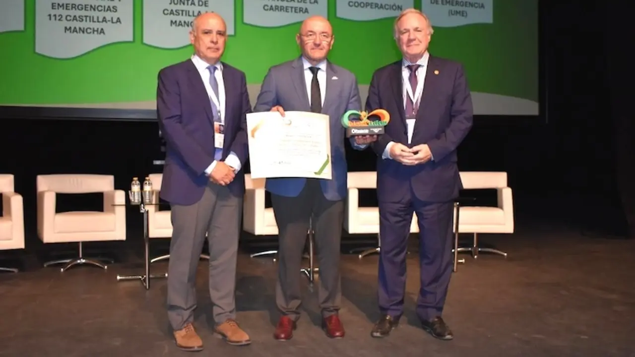 El 112 de Castilla-La Mancha, premiado por la Asociación Española de la Carretera