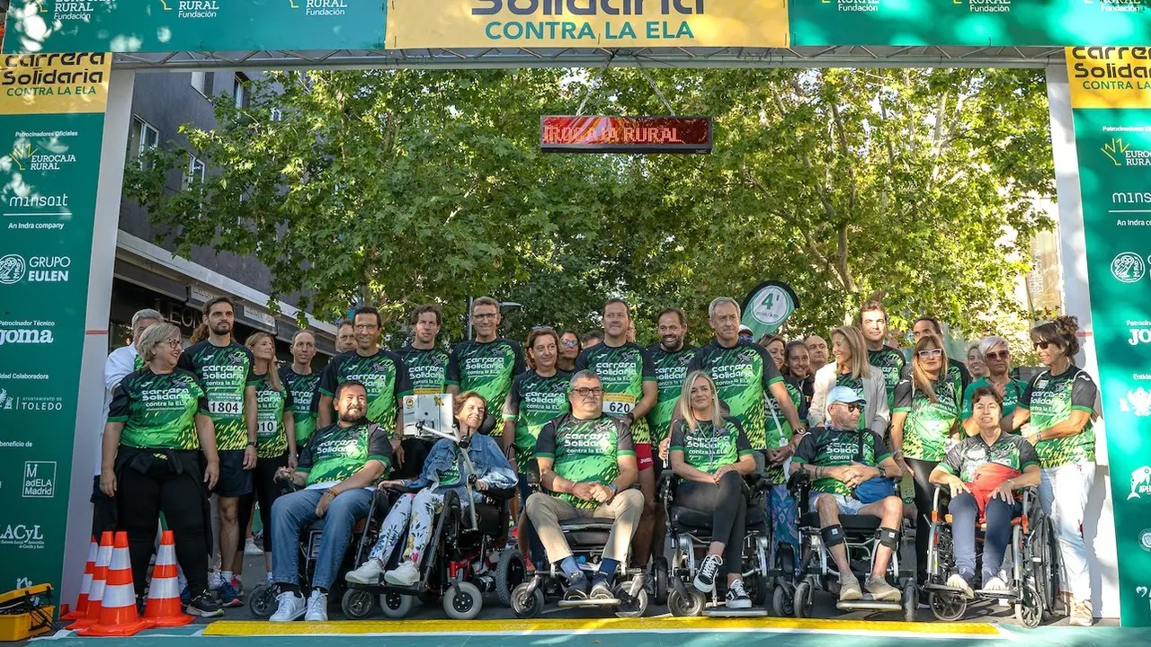 Eurocaja Rural celebra su carrera solidaria contra la ELA en Toledo el 6 de octubre
