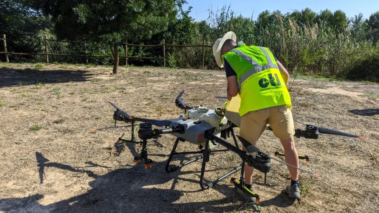 El Ayuntamiento de Albacete suma drones a la lucha contra las plagas de mosquitos