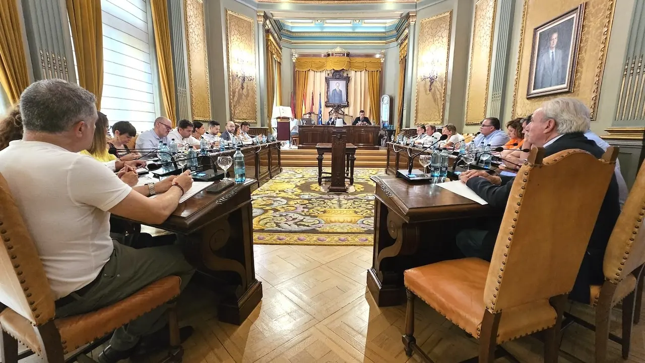 En la imagen un instante del Pleno de la Diputación de Albacete celebrado este jueves en el Palacio Provincial