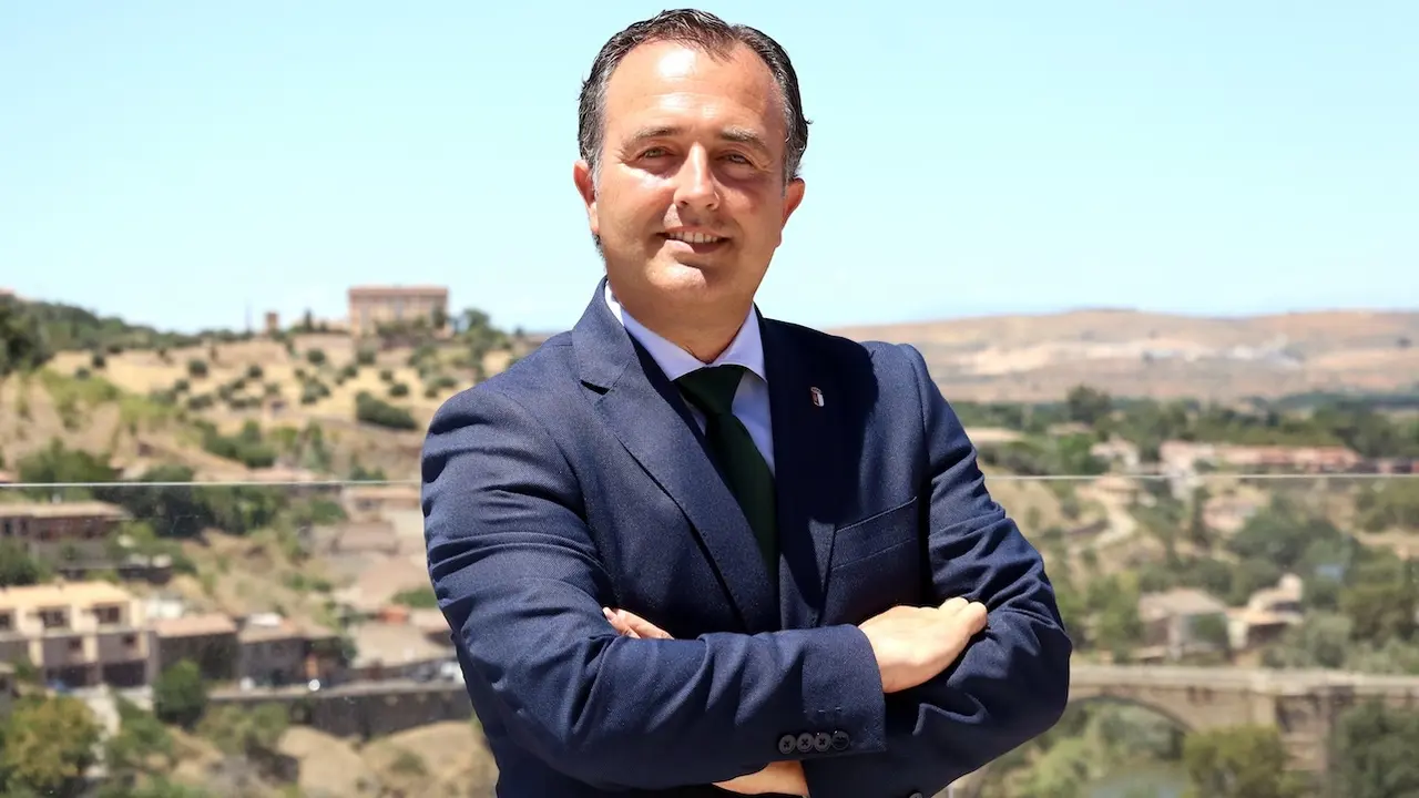 El presidente de Vox en las Cortes de Castilla-La Mancha, David Moreno
