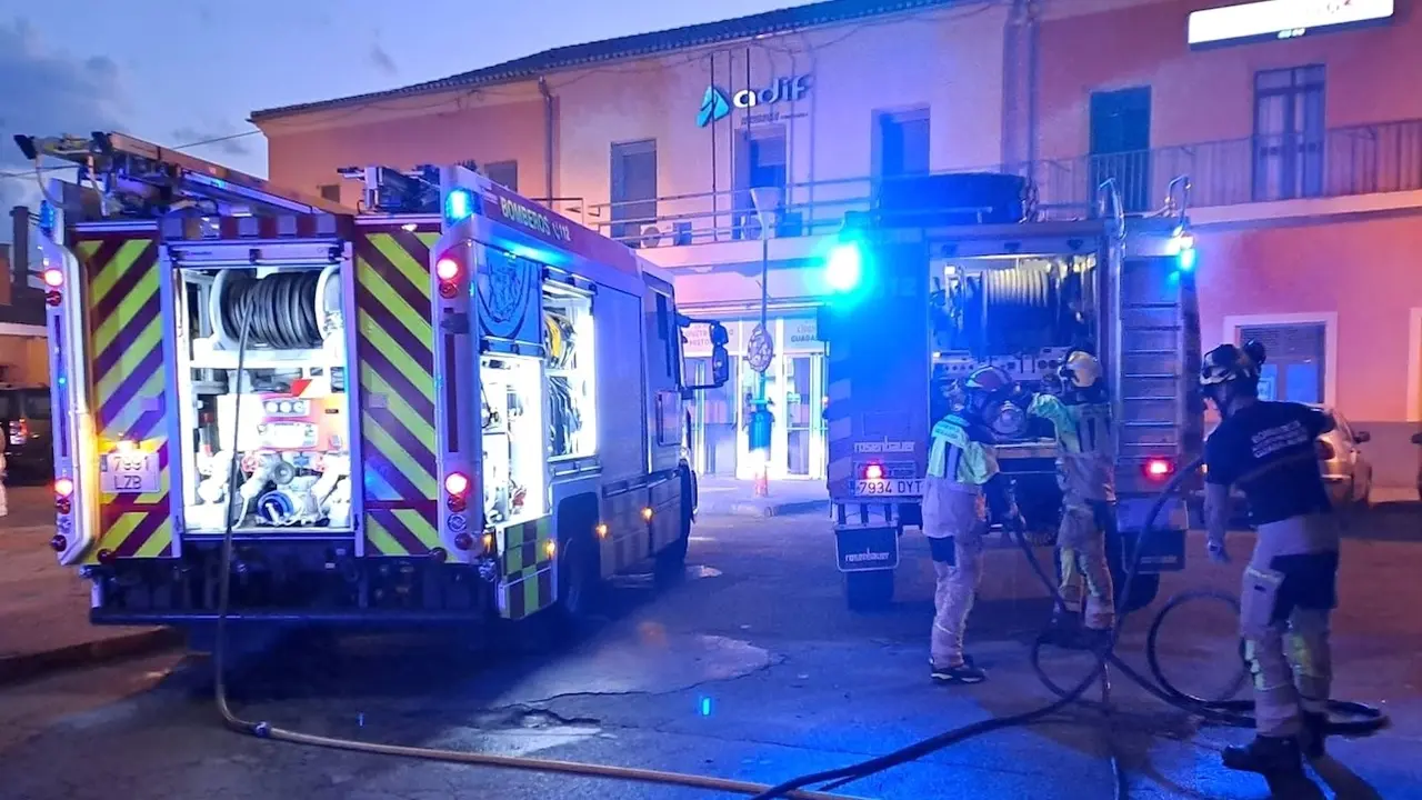 Detenida por provocar un incendio cerca de la estación de Renfe de Guadalajara