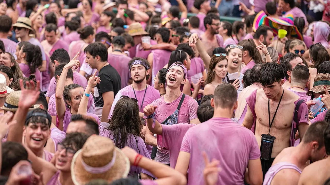 Imagen de archivo de la zurra de las fiestas de La Pandorga de Ciudad Real - Fotografía: Lanza