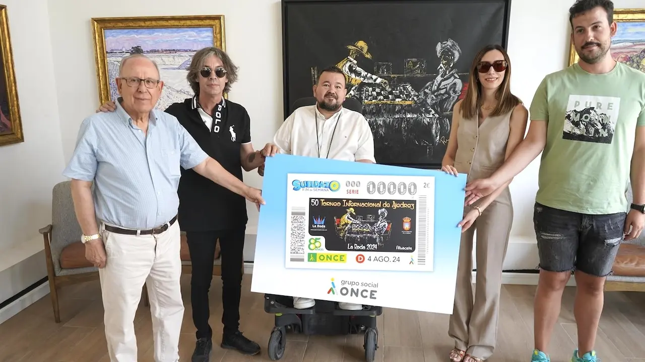 La ONCE dedica un cupón al 50 Torneo Internacional de Ajedrez de La Roda (Albacete)
