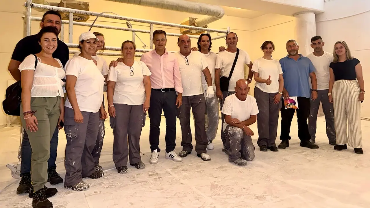 Continúan las obras de mejora del Centro Sociocultural de 'El Ensanche' de Albacete