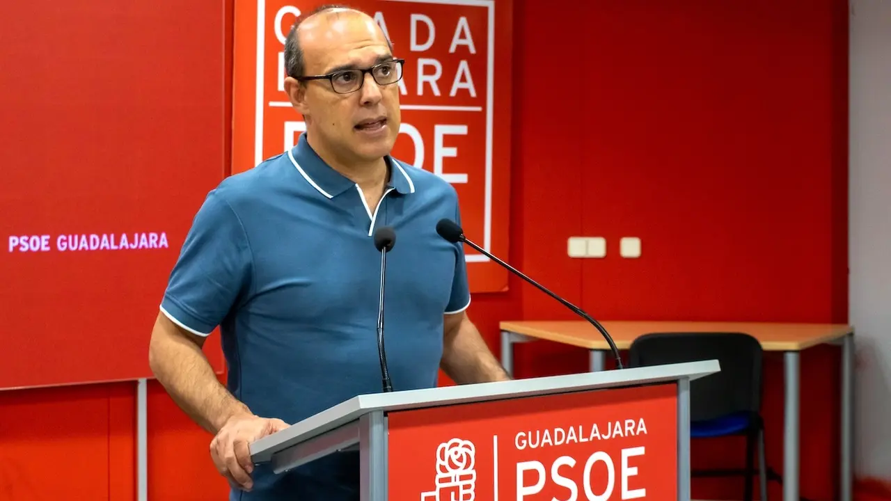 El presidente de las Cortes de Castilla-La Mancha y secretario general del PSOE en la provincia de Guadalajara, Pablo Bellido
