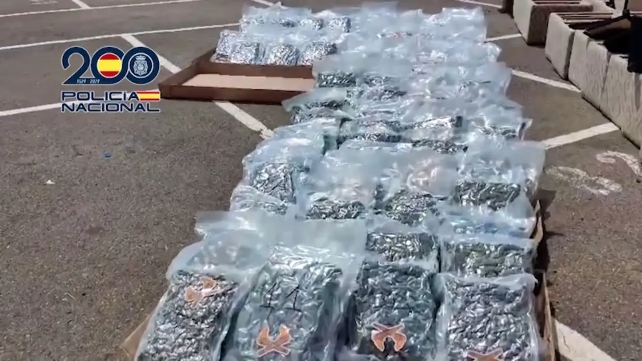 Siete detenidos por enviar marihuana en paquetes y camiones al extranjero