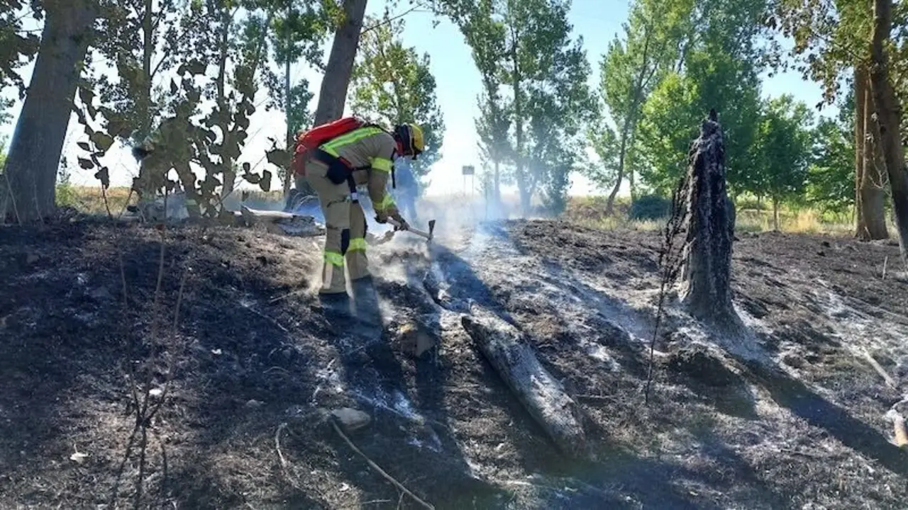 Bomberos de Estonia se incorporan a labores de extinción en Castilla-La Mancha y Galicia