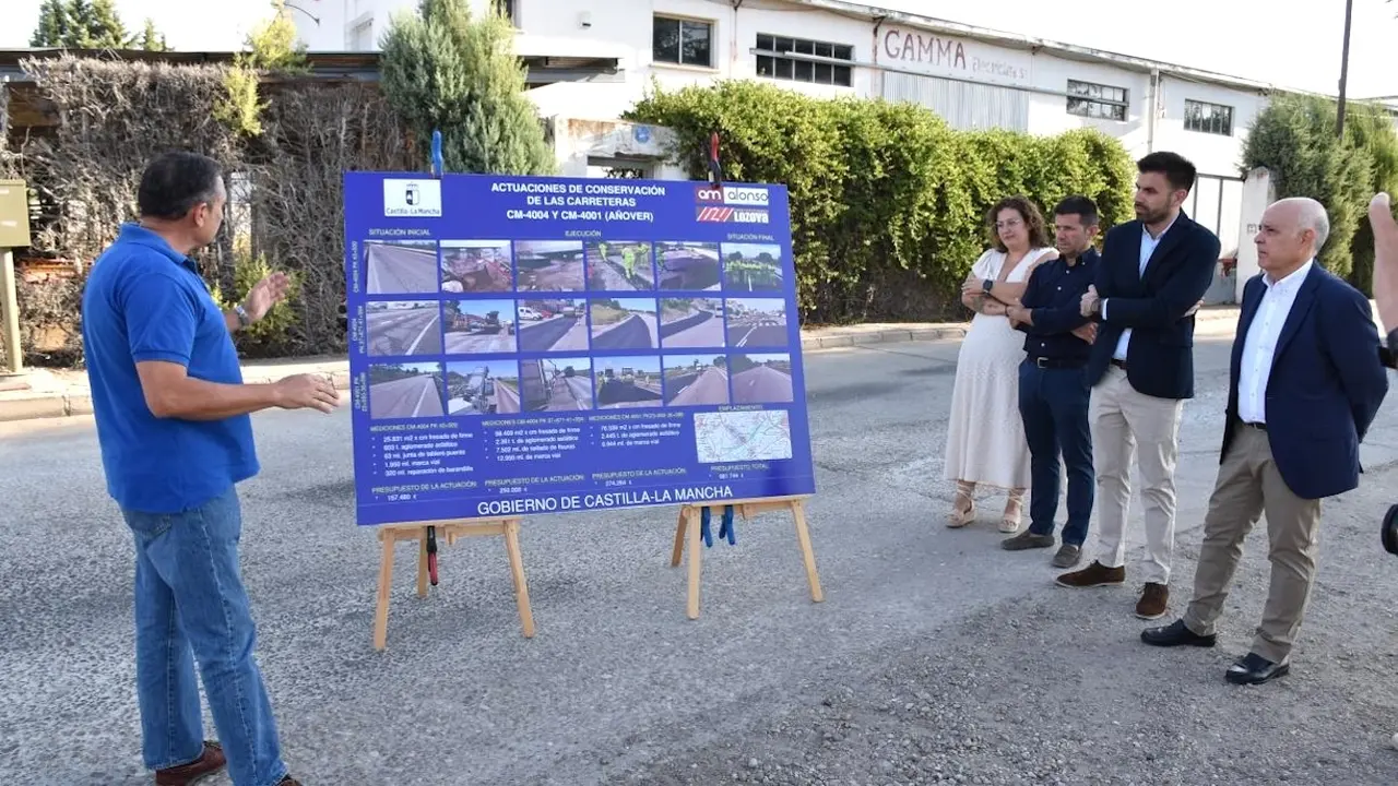La Junta completa tres actuaciones en carreteras del entorno de Añover de Tajo (Toledo)