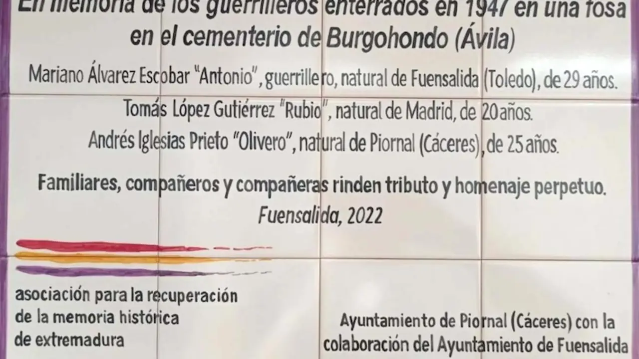 Denuncian que el Ayuntamiento de Fuensalida (Toledo) "desprecia" la memoria histórica