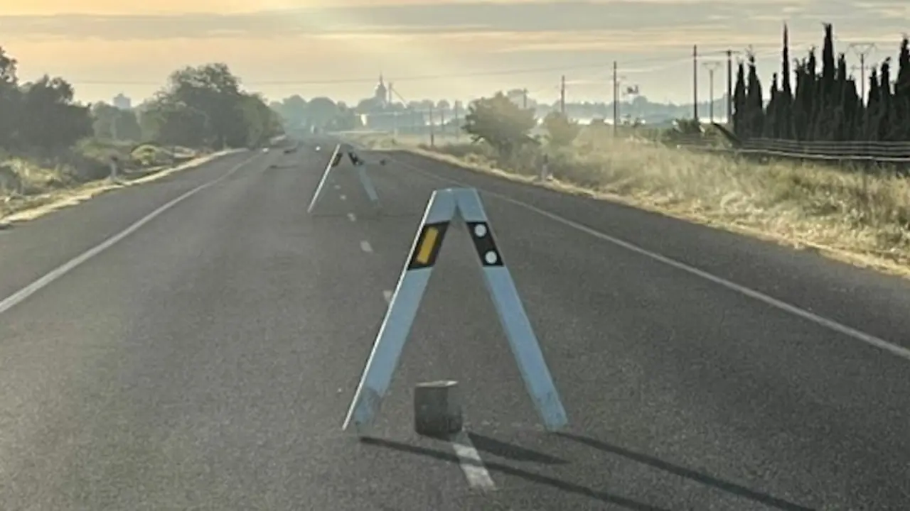 Investigados cuatro menores por colocar obstáculos en medio de la carretera N-430