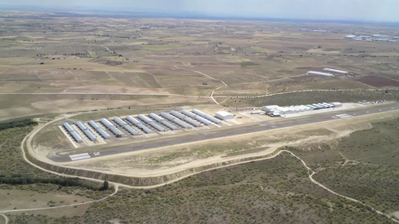 En la imagen de archivo el aeródromo de Casarrubios del Monte (Toledo)