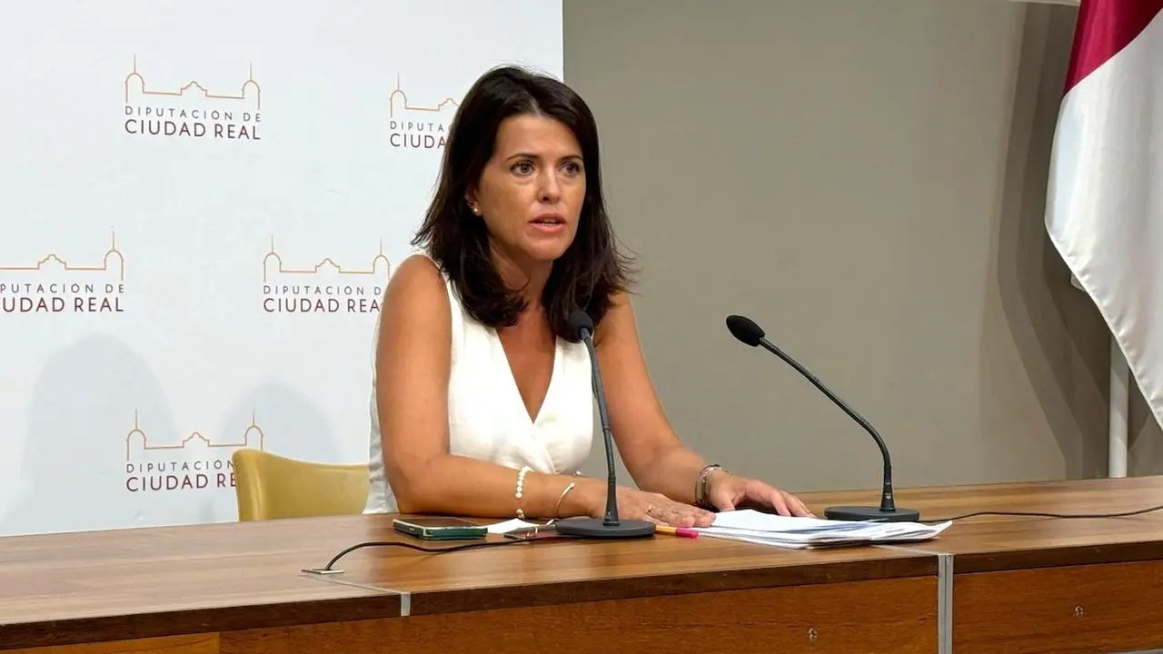 La vicepresidenta quinta de la Diputación y responsable del Área Impulso Sociocultural y Turístico, María Jesús Pelayo